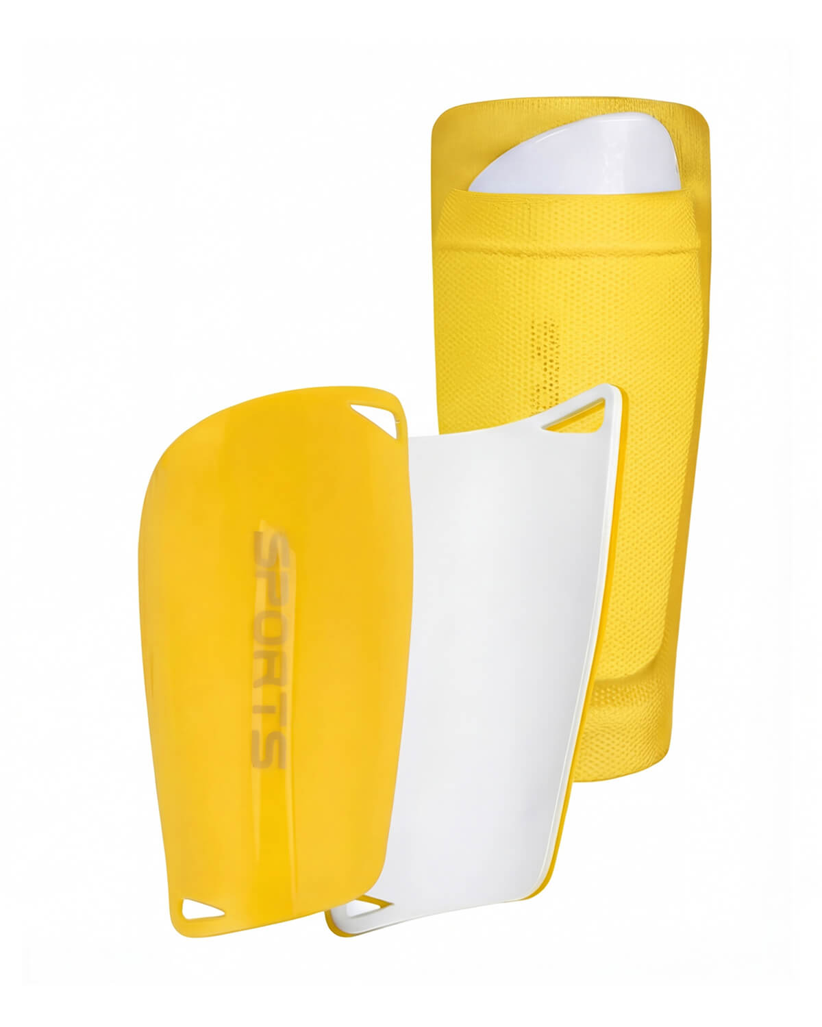 Soccer Shin Guards with Compression Sleeves Set