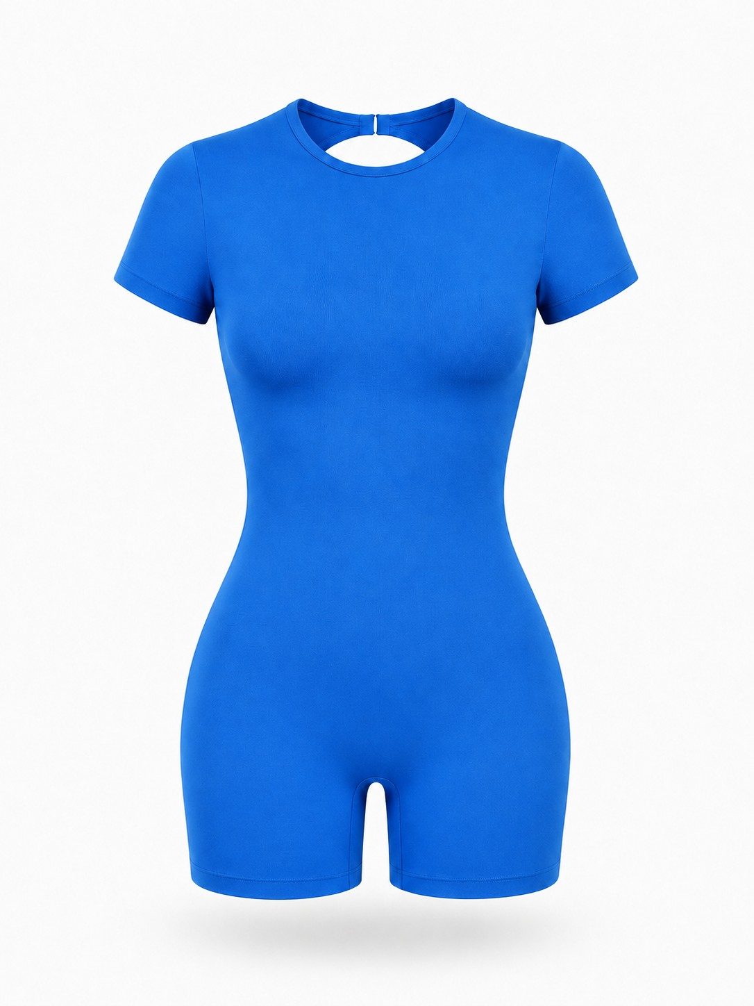 Women's Open-Back One-Piece Workout Romper