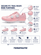 Lugged Cycling Shoes with Dual Dial Closure