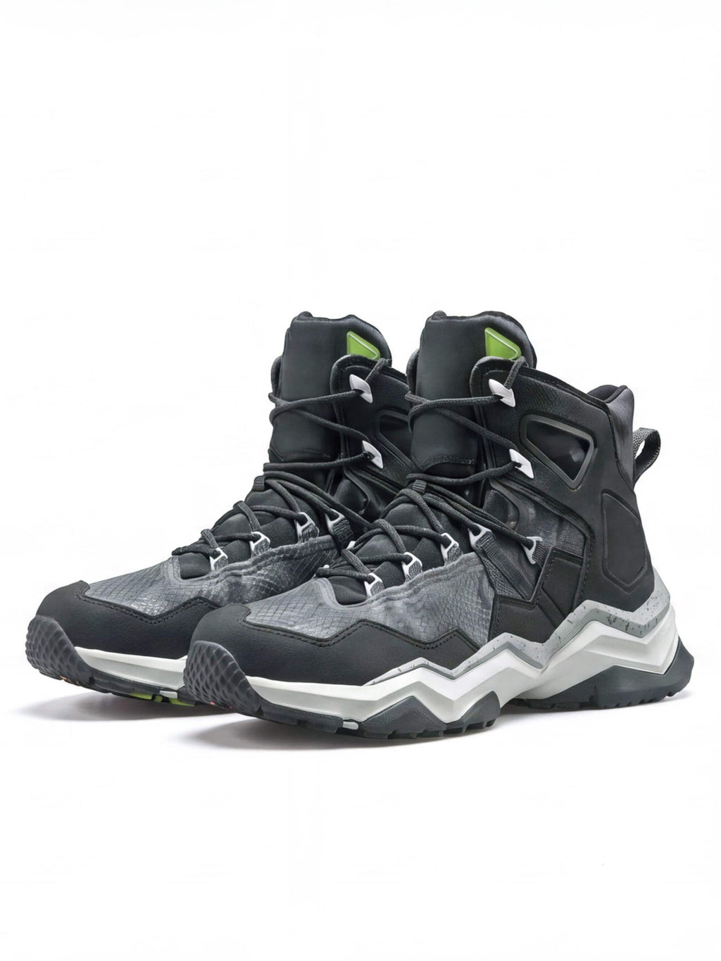 Trail Hiking Boots with Padded Tongue and Layered Support
