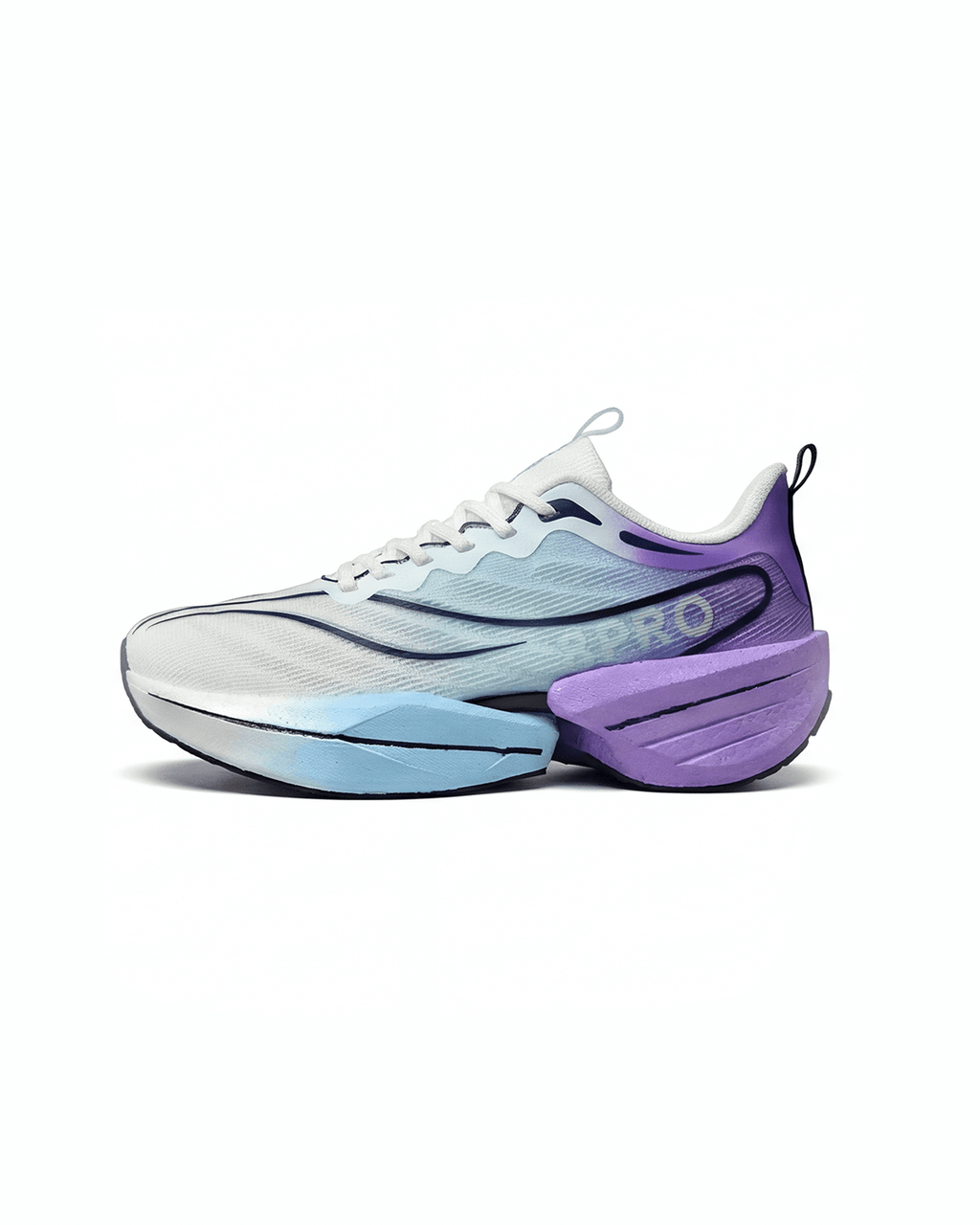 Lightweight Lace-Up Running Shoes with Cushioned Midsole