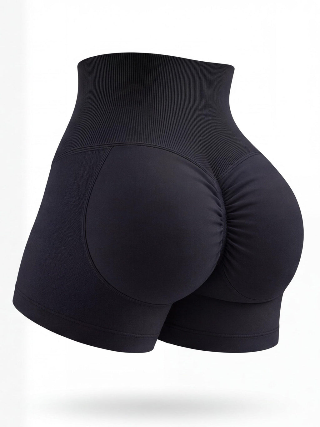 High-Waisted Scrunch Workout Shorts