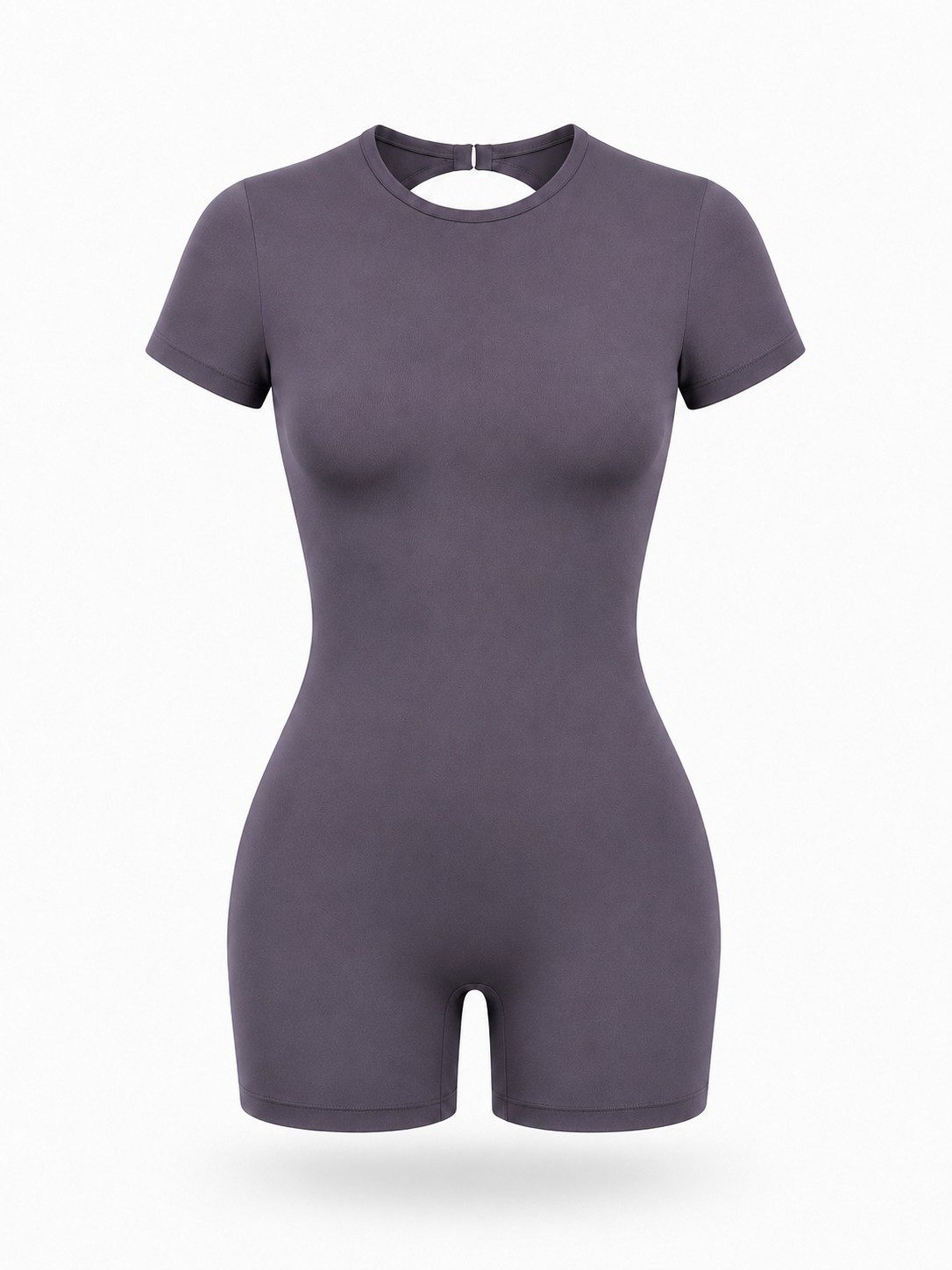 Women's Open-Back One-Piece Workout Romper