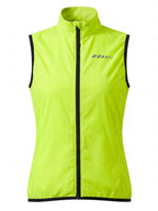 Women's Mesh-Back Cycling Wind Vest with Rear Pocket