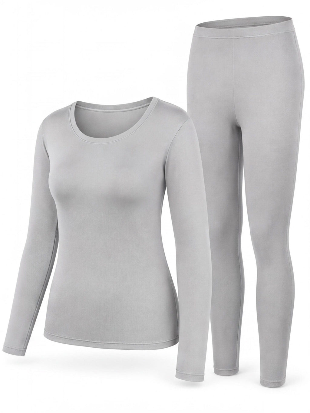 Women's Lightweight Thermal Base Layer Set with Four-Way Stretch