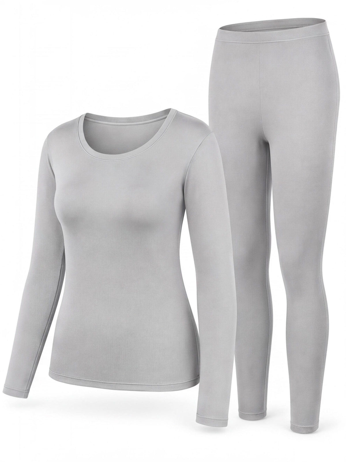 Women's Lightweight Thermal Base Layer Set with Four-Way Stretch