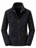 Lightweight Full-Zip Hiking Jacket with Zippered Pockets