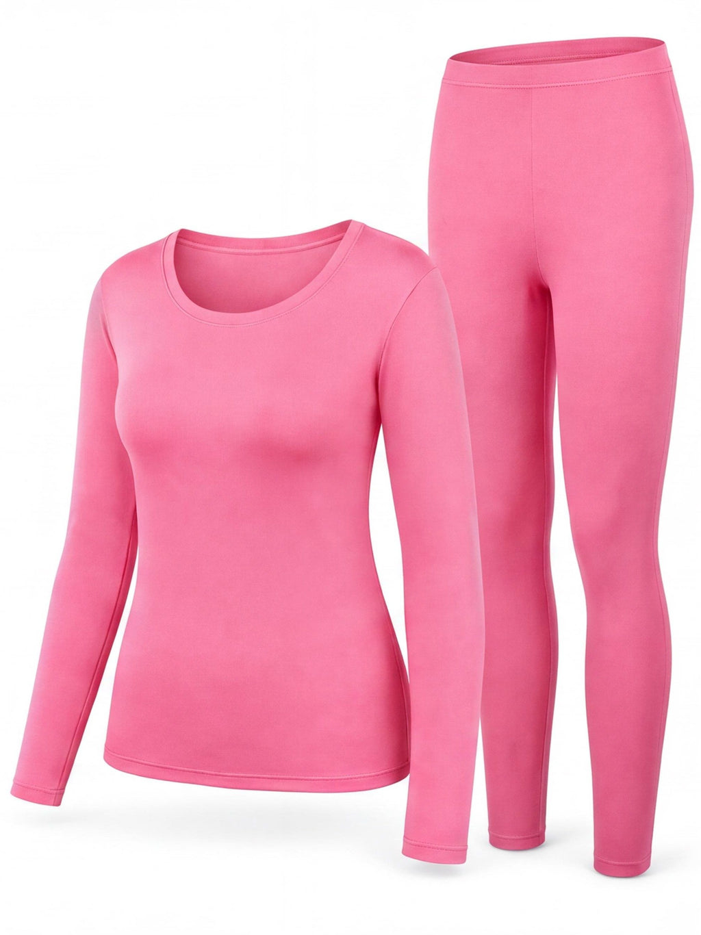 Women's Lightweight Thermal Base Layer Set with Four-Way Stretch