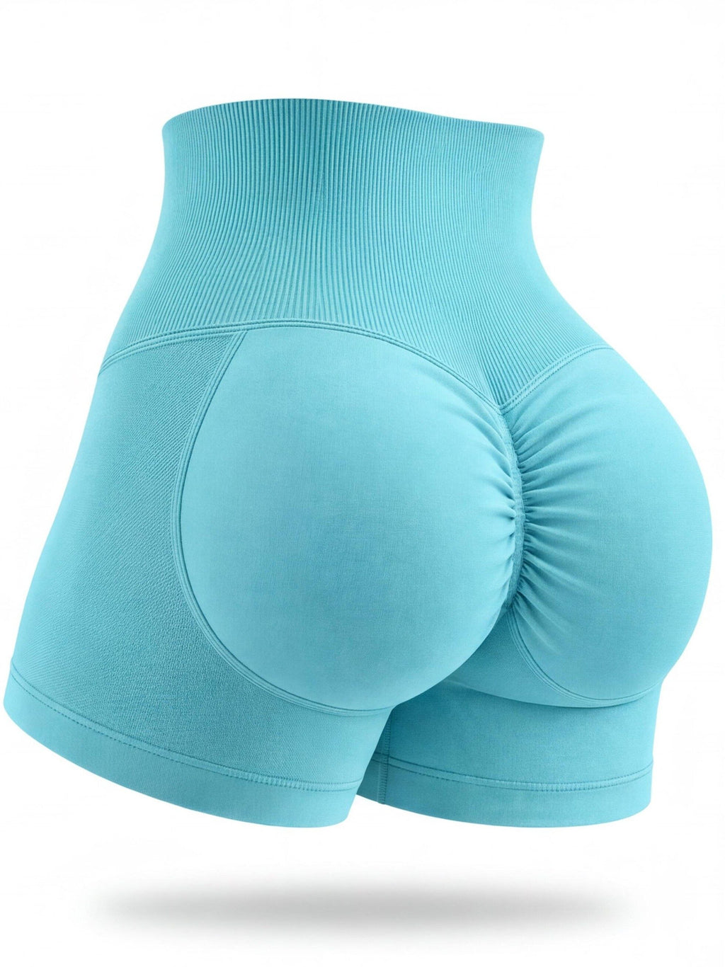 High-Waisted Scrunch Workout Shorts