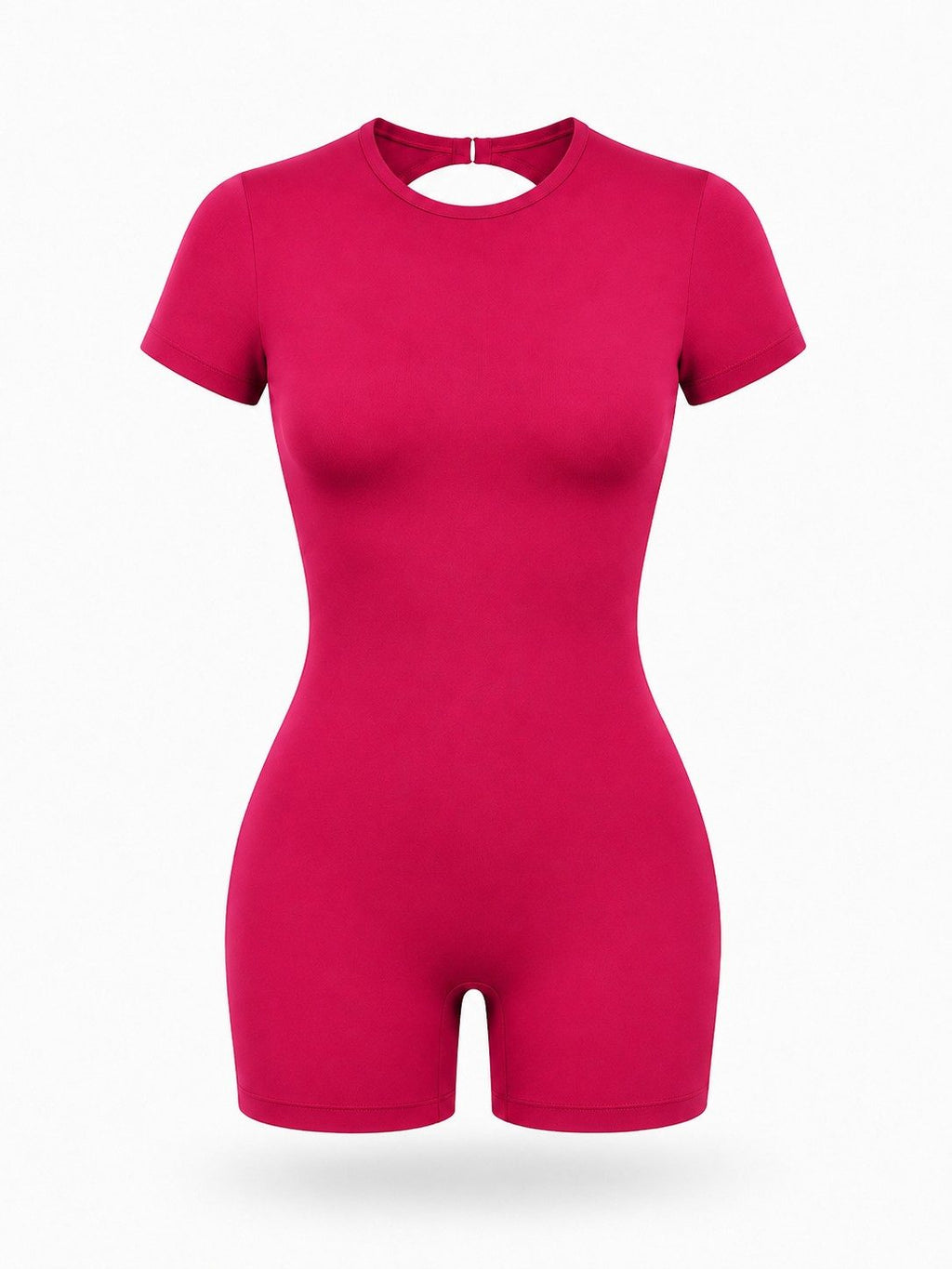 Women's Open-Back One-Piece Workout Romper