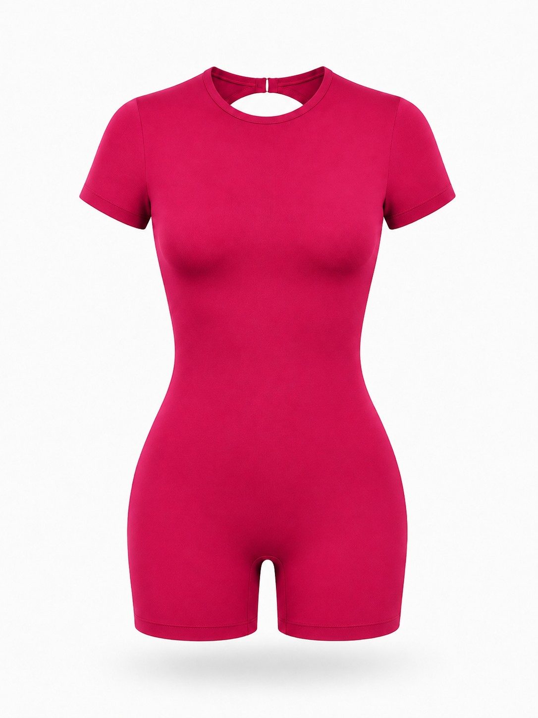Women's Open-Back One-Piece Workout Romper