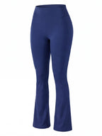 High-Waisted Flared Workout Leggings