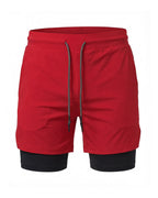 Men's 2-in-1 Training Shorts with Phone Pocket