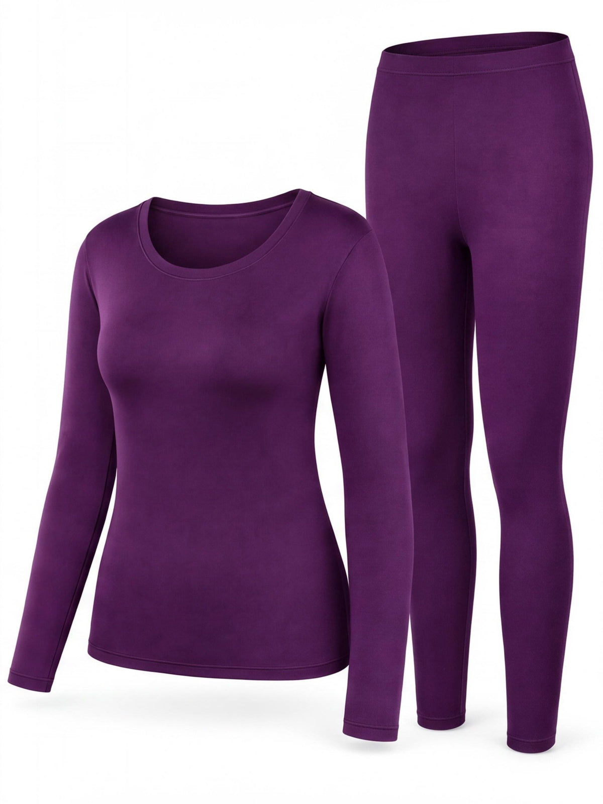 Women's Lightweight Thermal Base Layer Set with Four-Way Stretch