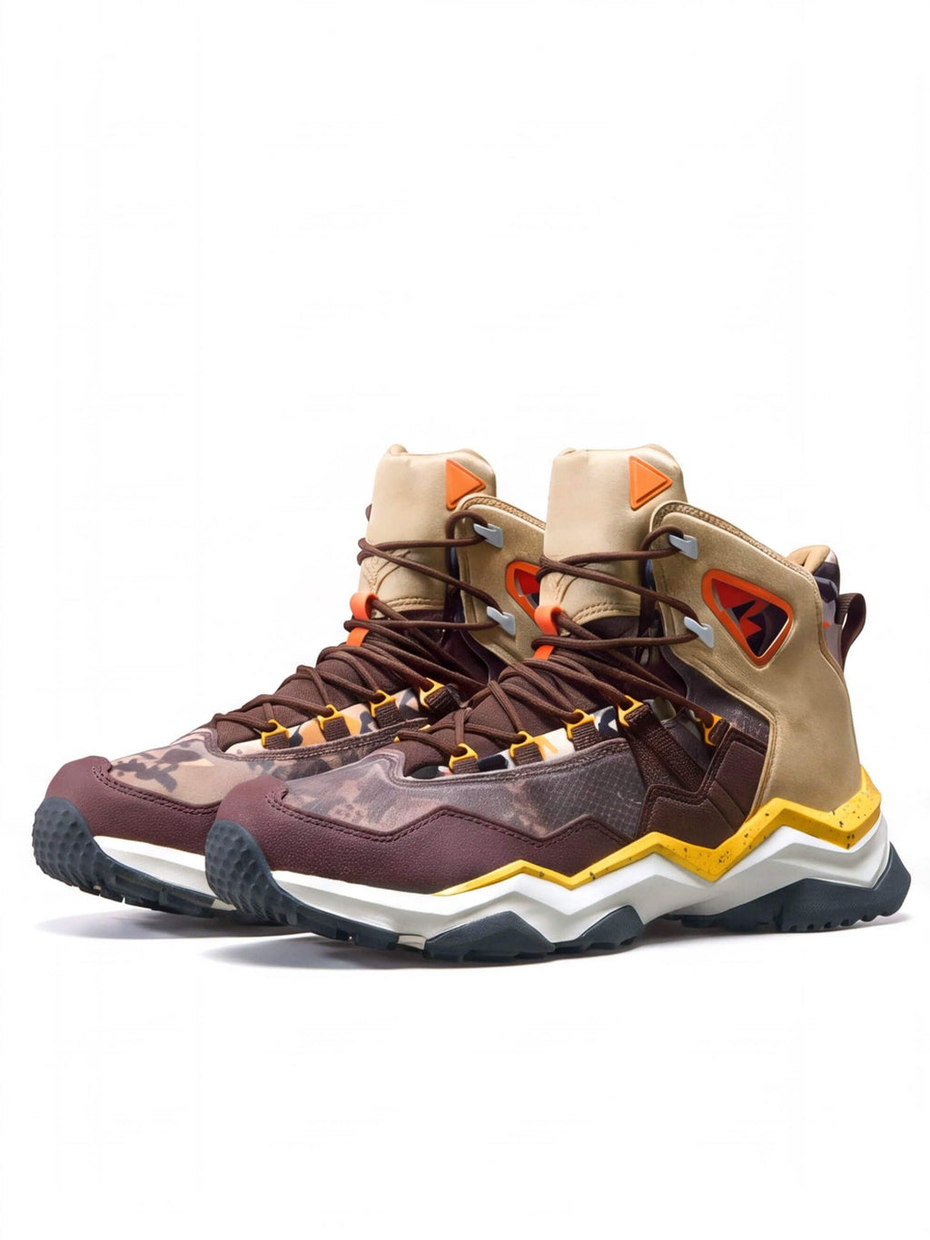 Trail Hiking Boots with Padded Tongue and Layered Support