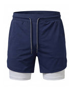 Men's 2-in-1 Training Shorts with Phone Pocket
