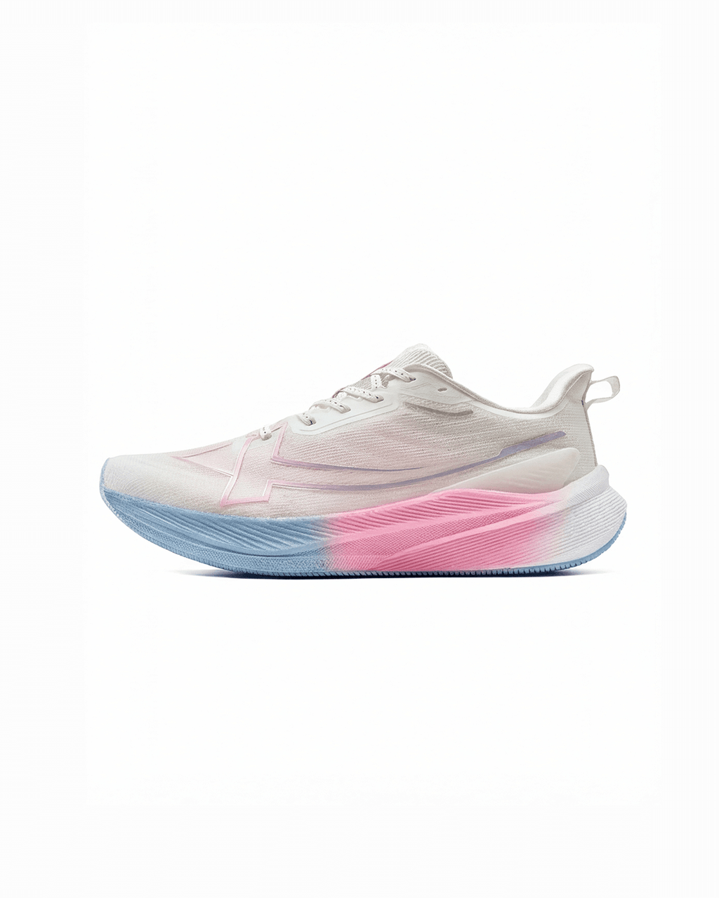 Cushioned Lace-Up Performance Running Shoes
