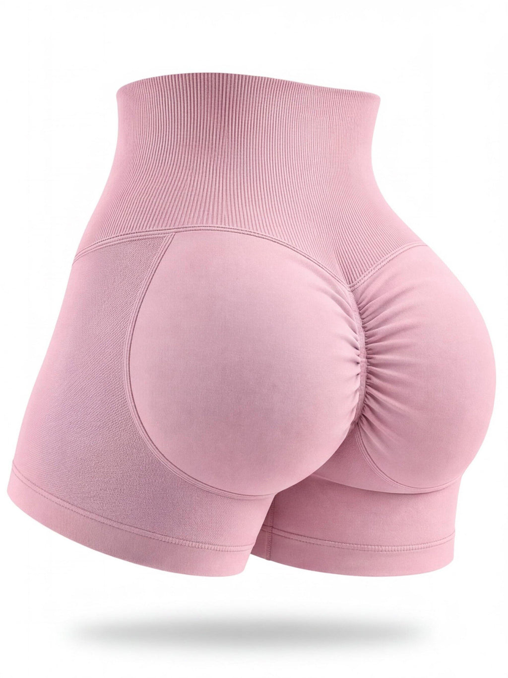 High-Waisted Scrunch Workout Shorts