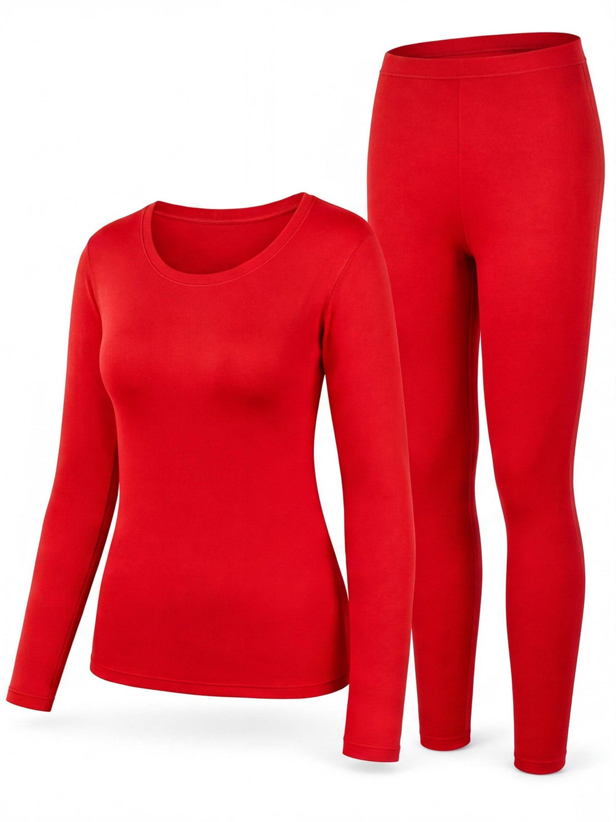 Women's Lightweight Thermal Base Layer Set with Four-Way Stretch