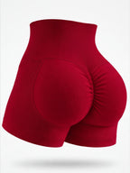 High-Waisted Scrunch Workout Shorts