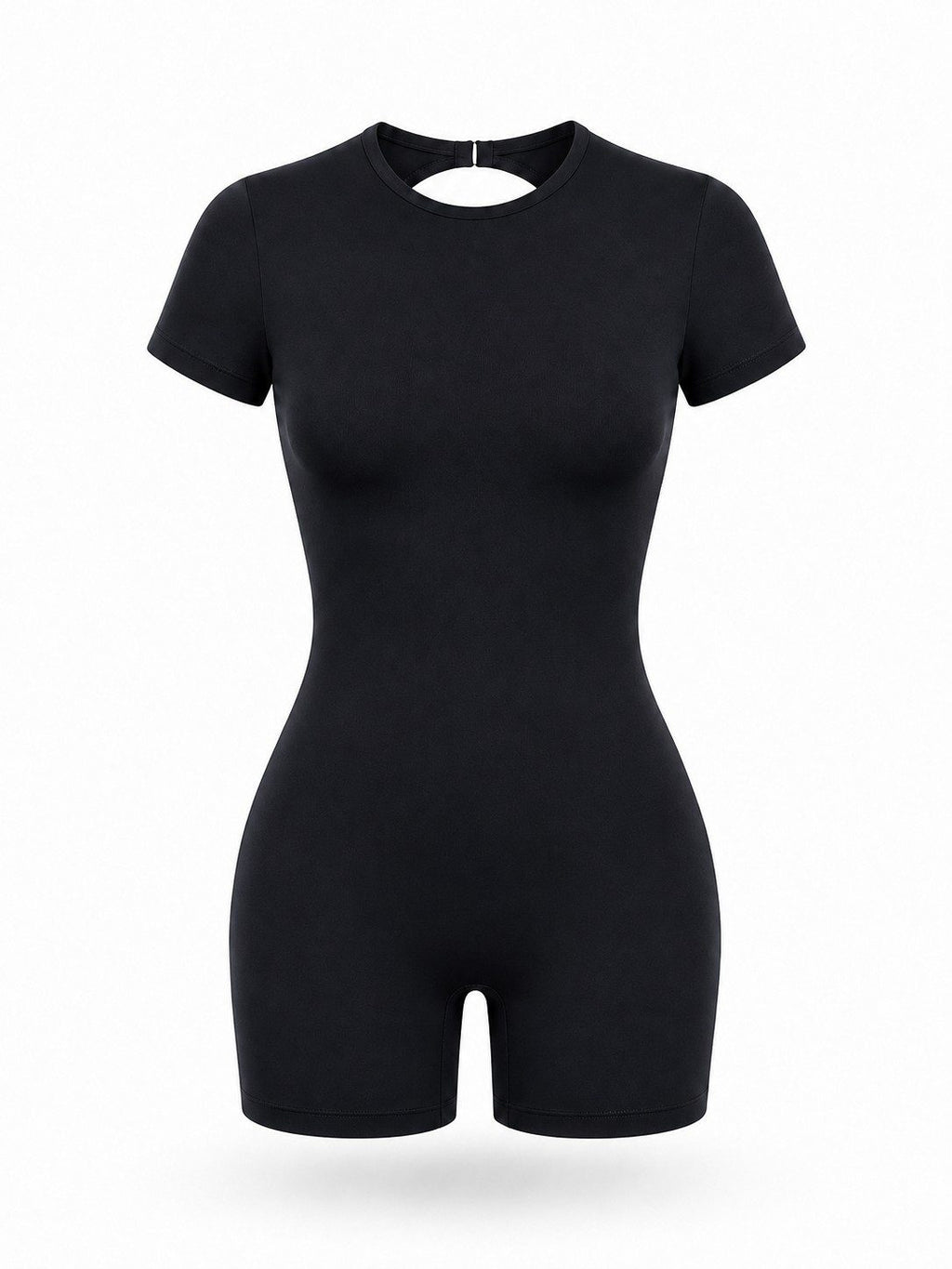 Women's Open-Back One-Piece Workout Romper