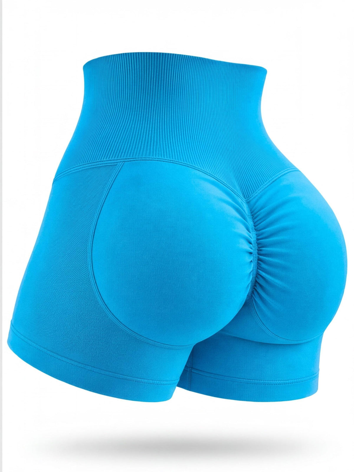 High-Waisted Scrunch Workout Shorts
