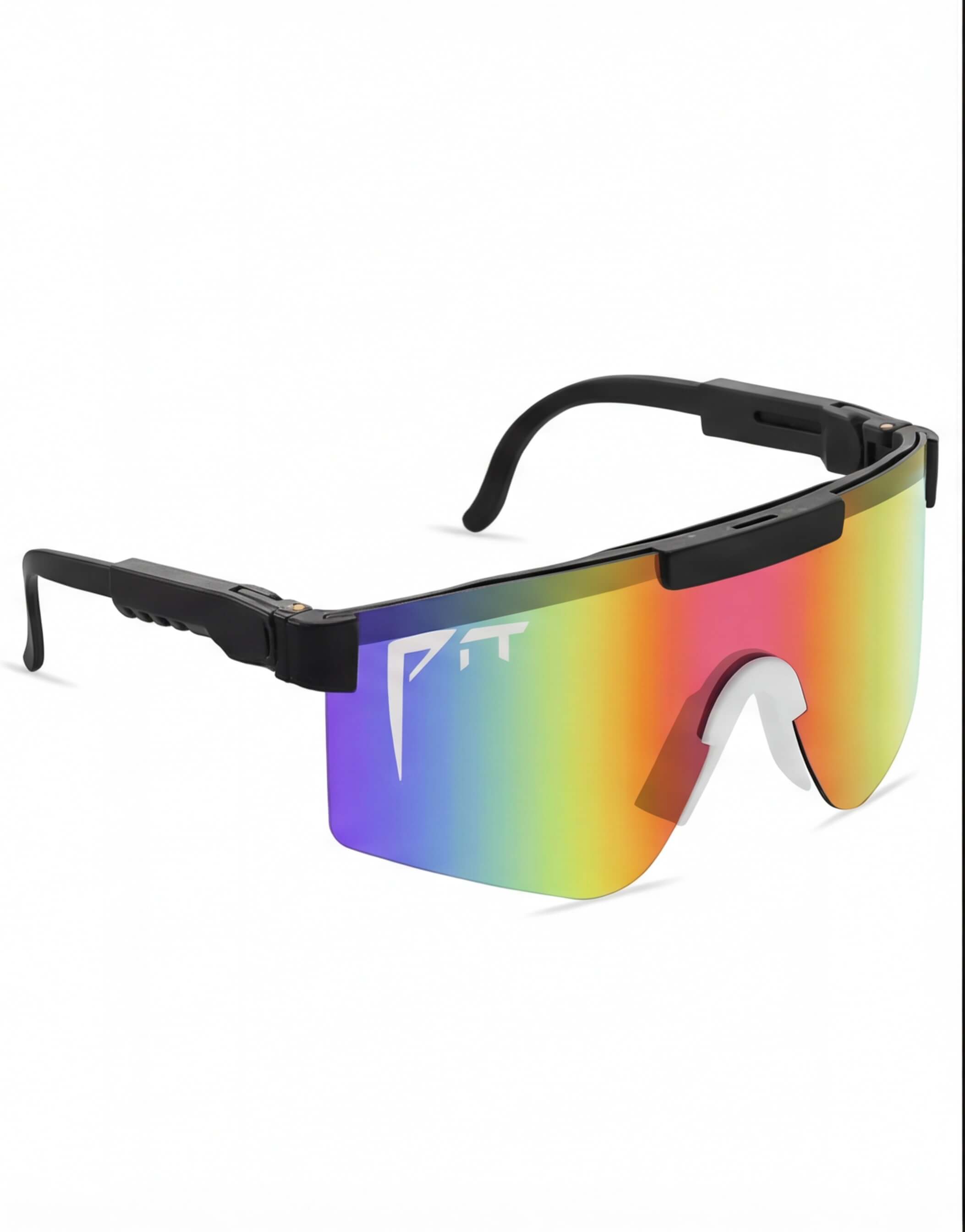 UV400 Wraparound Shield Sunglasses for Cycling and Hiking