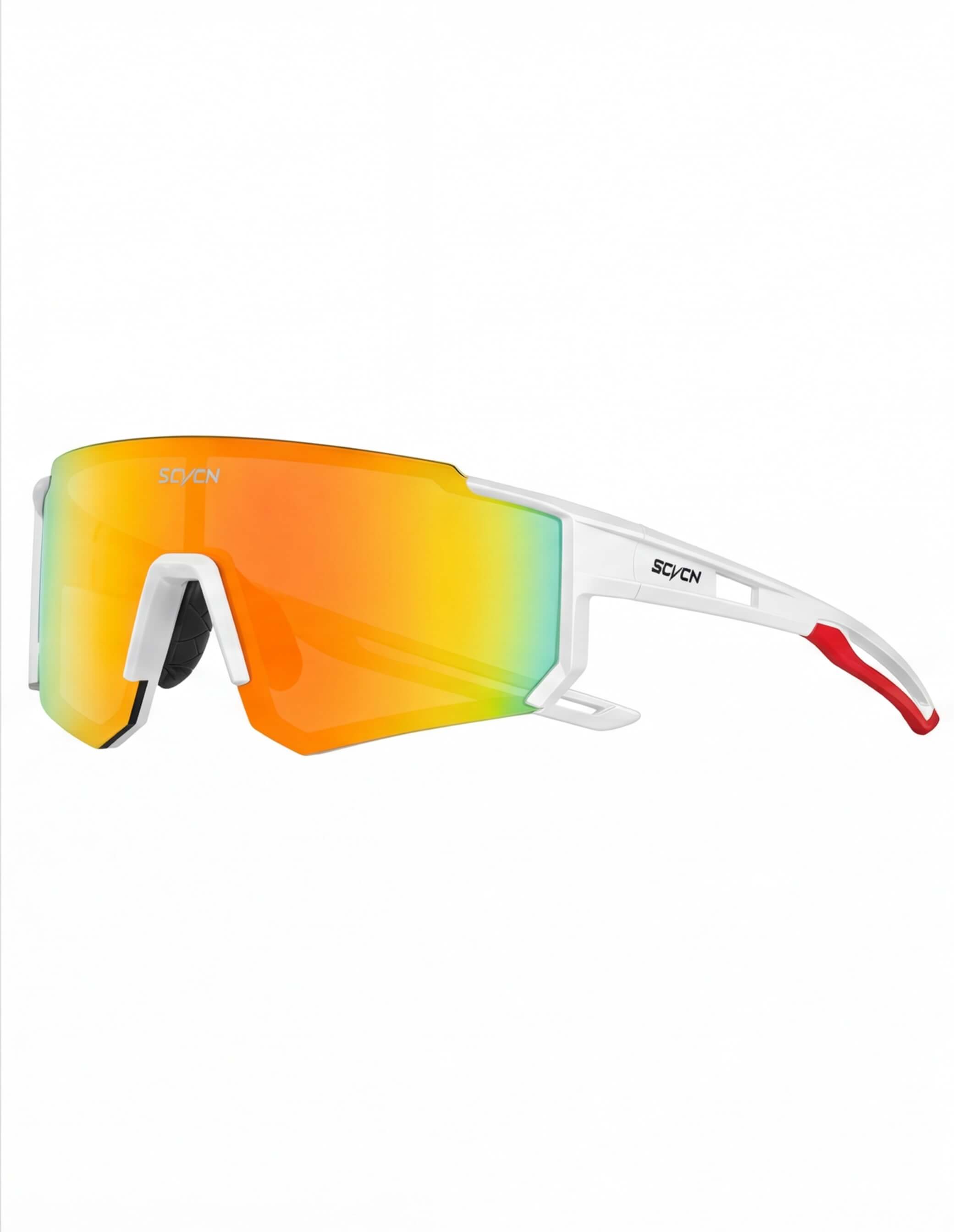 UV400 Shield Cycling Sunglasses with Wraparound Fit