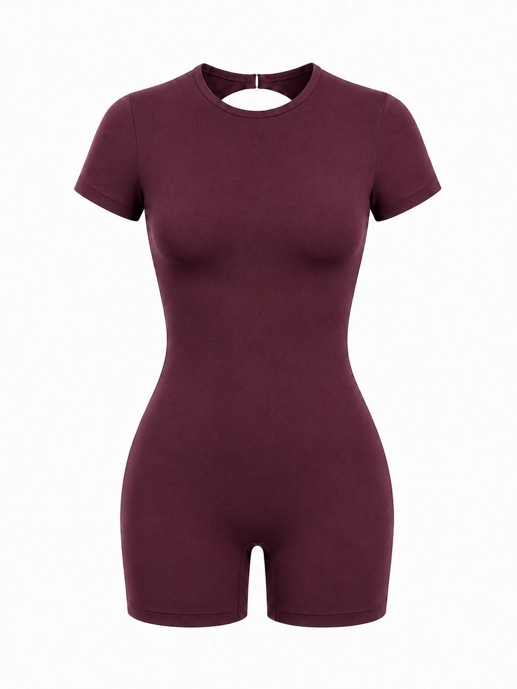 Women's Open-Back One-Piece Workout Romper