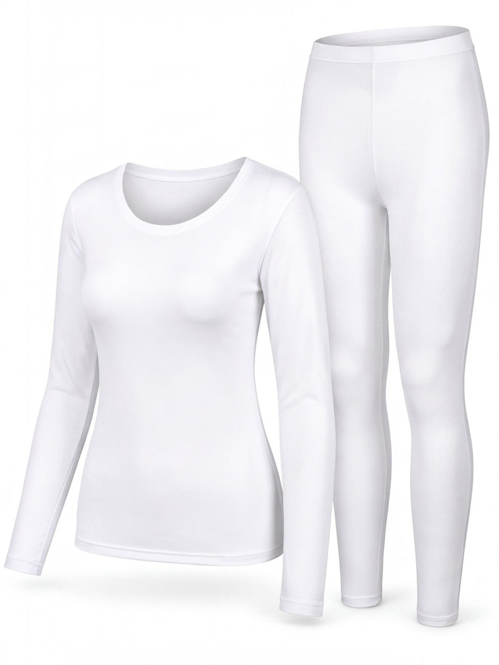 Women's Lightweight Thermal Base Layer Set with Four-Way Stretch
