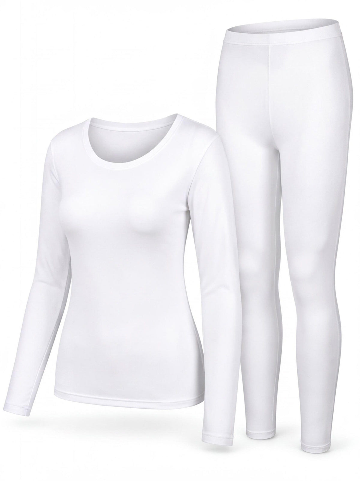 Women's Lightweight Thermal Base Layer Set with Four-Way Stretch