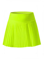 Pleated High-Waisted Skort with Built-In Shorts