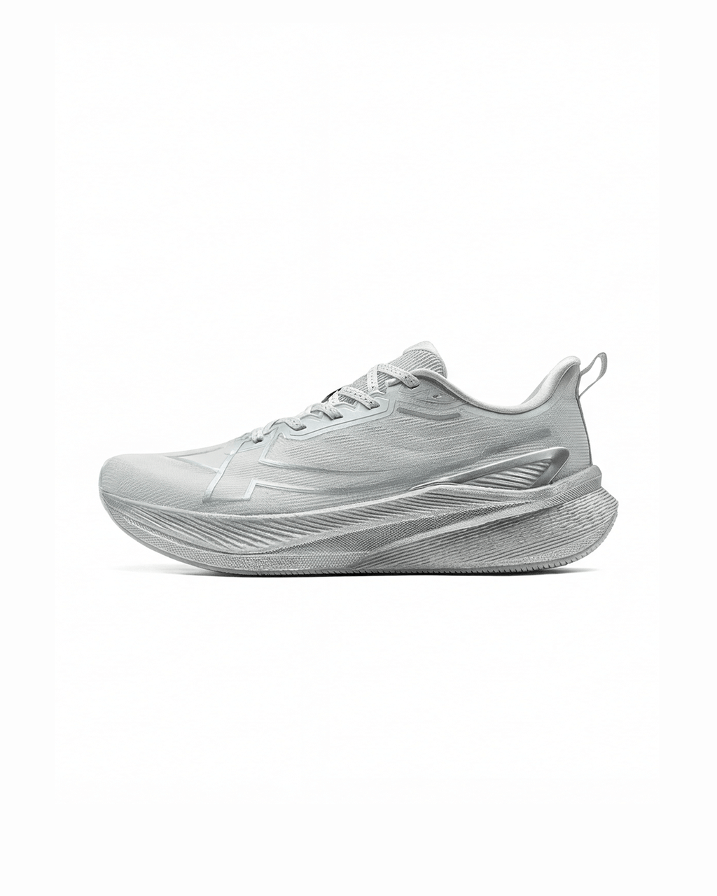 Cushioned Lace-Up Performance Running Shoes