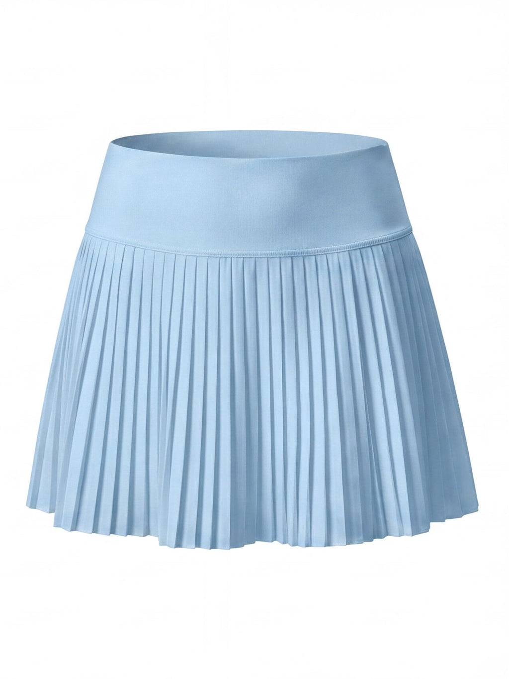 Pleated High-Waisted Skort with Built-In Shorts