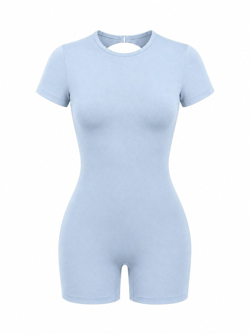 Women's Open-Back One-Piece Workout Romper