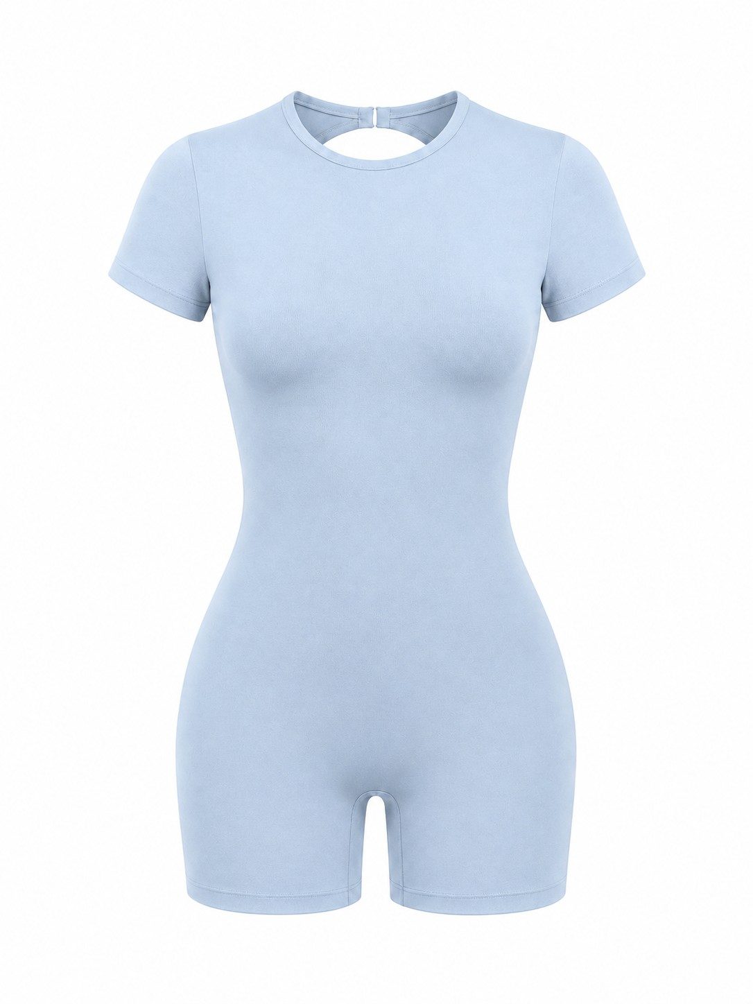 Women's Open-Back One-Piece Workout Romper