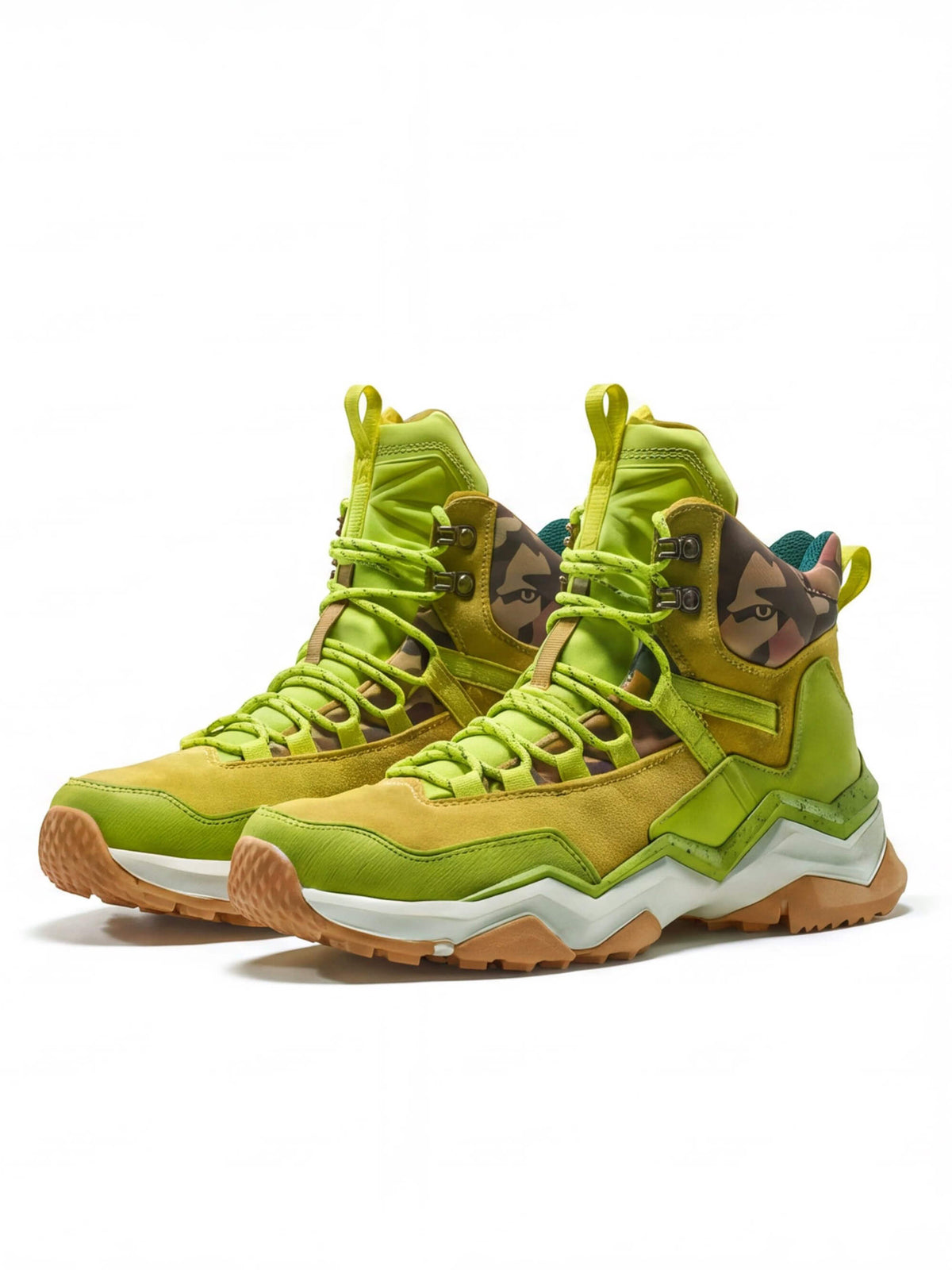 Trail Hiking Boots with Padded Tongue and Layered Support