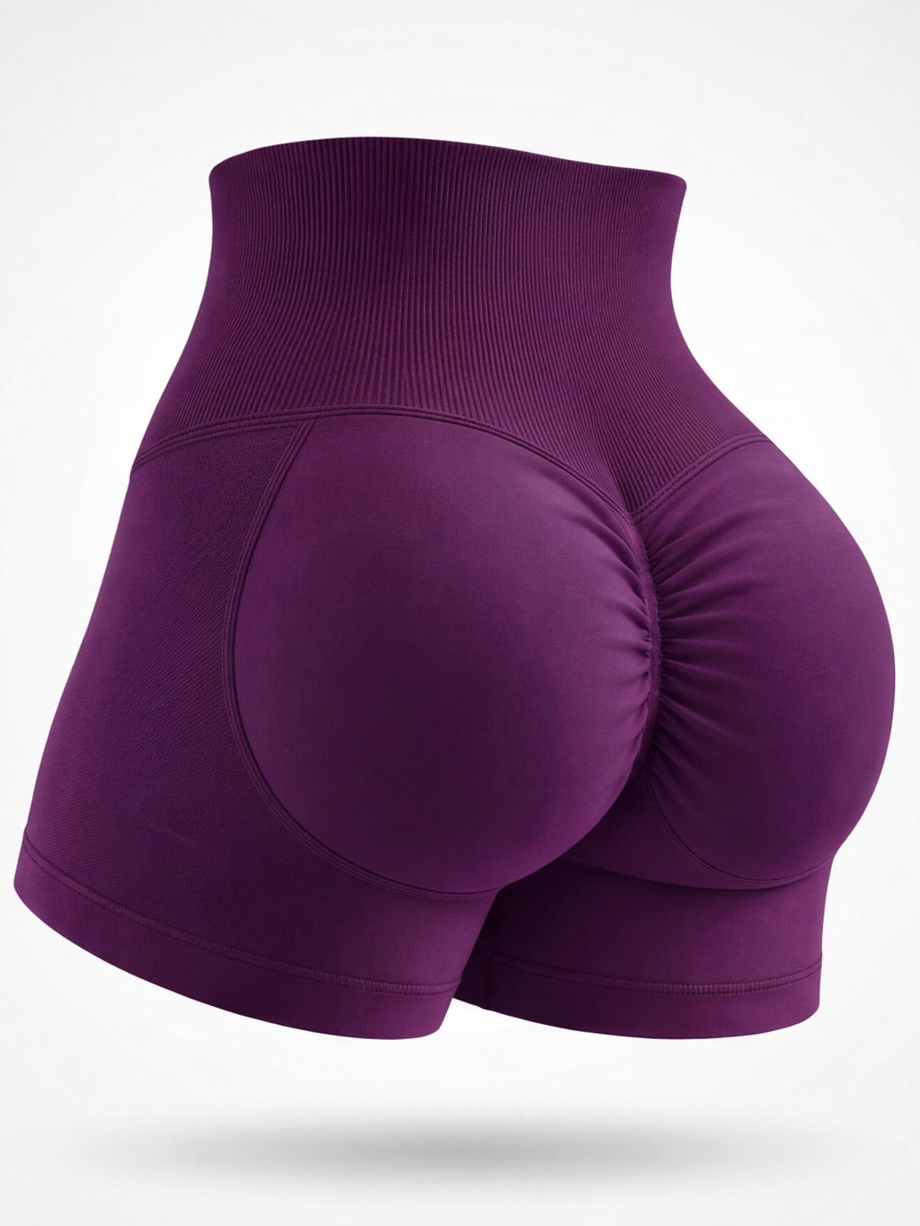 High-Waisted Scrunch Workout Shorts