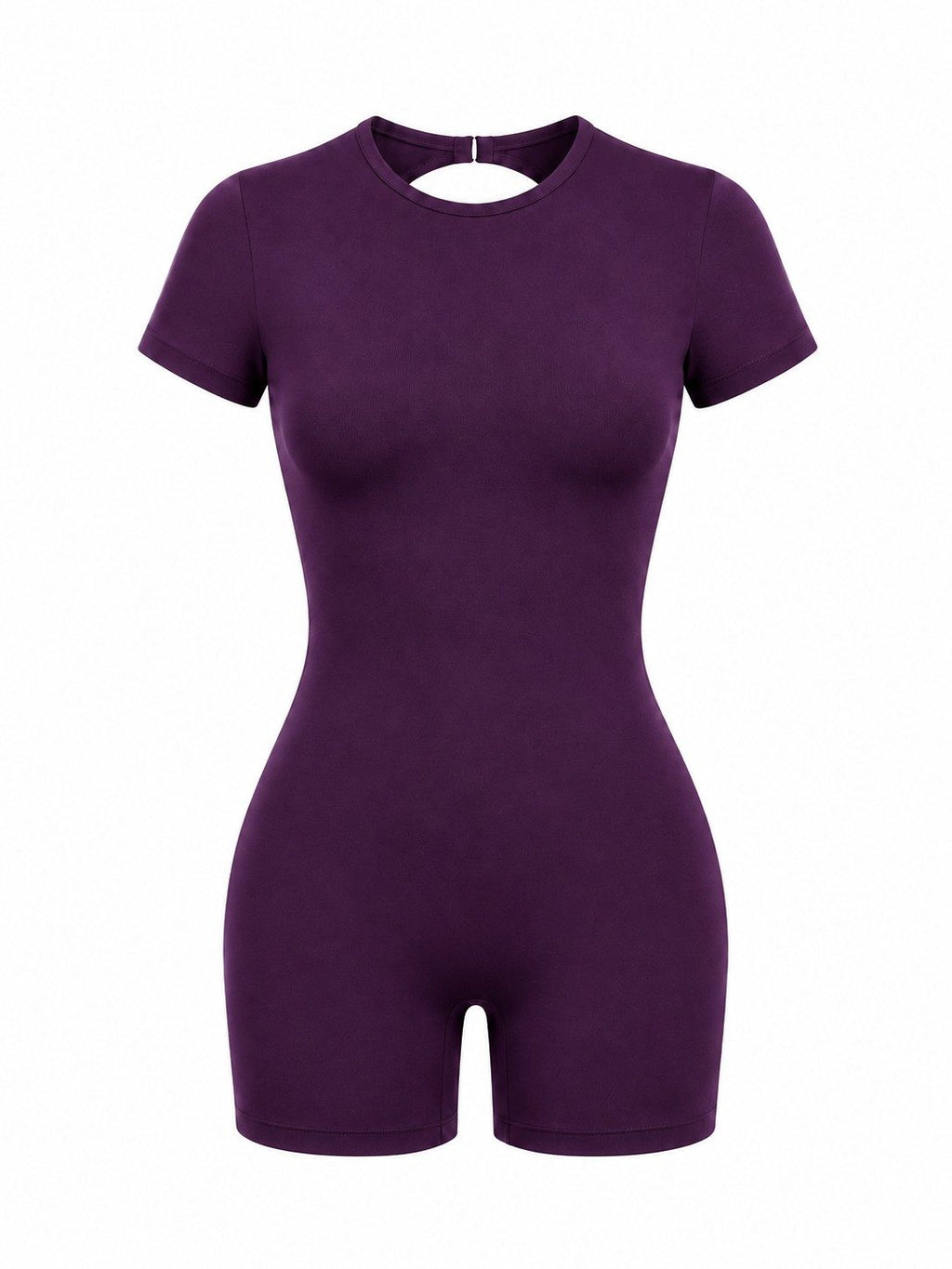 Women's Open-Back One-Piece Workout Romper