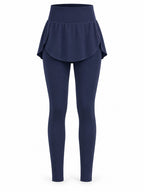 Women's 2-in-1 Skirted Hiking Leggings with Pockets