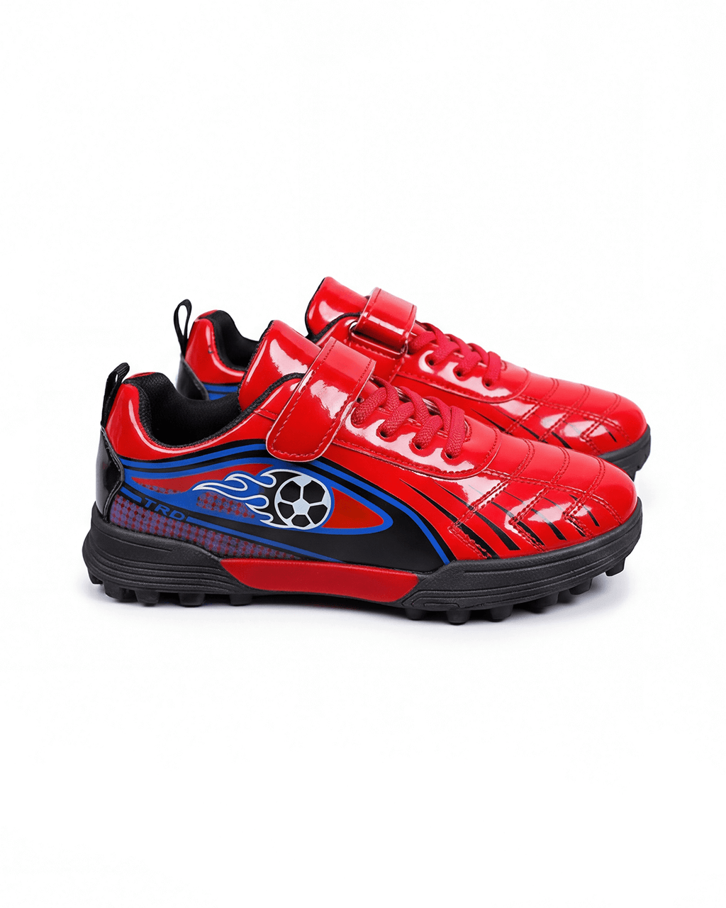 Kids Turf Soccer Shoes with Strap Closure