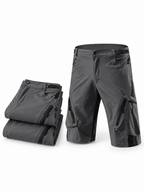 Mountain Bike Cargo Shorts with Zippered Pockets 3-Pack