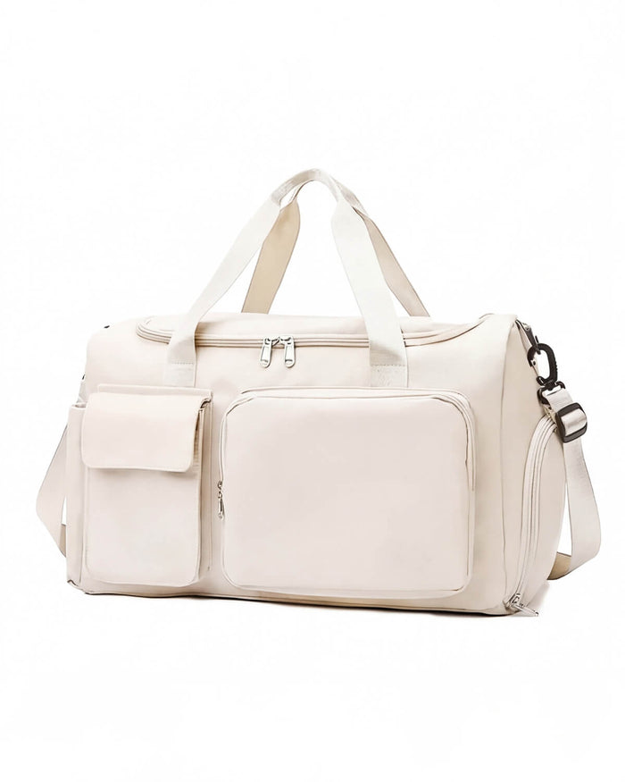 Gym Duffel Bag with Shoe Compartment and Wet Pocket