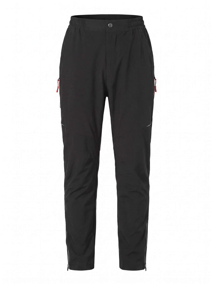 Men’s Full-Length Cycling Pants with Reflective Details