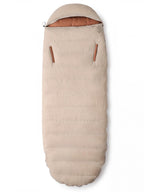 Duck-Down Cold-Weather Sleeping Bag with Arm Openings