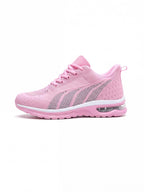 Cushioned Running Shoes with Breathable Knit Upper