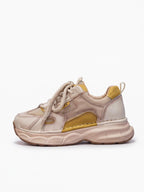 Women’s Chunky Training Shoes with Layered Mesh Upper