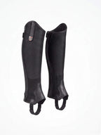 Equestrian Half Chaps with Textured Calf Panels