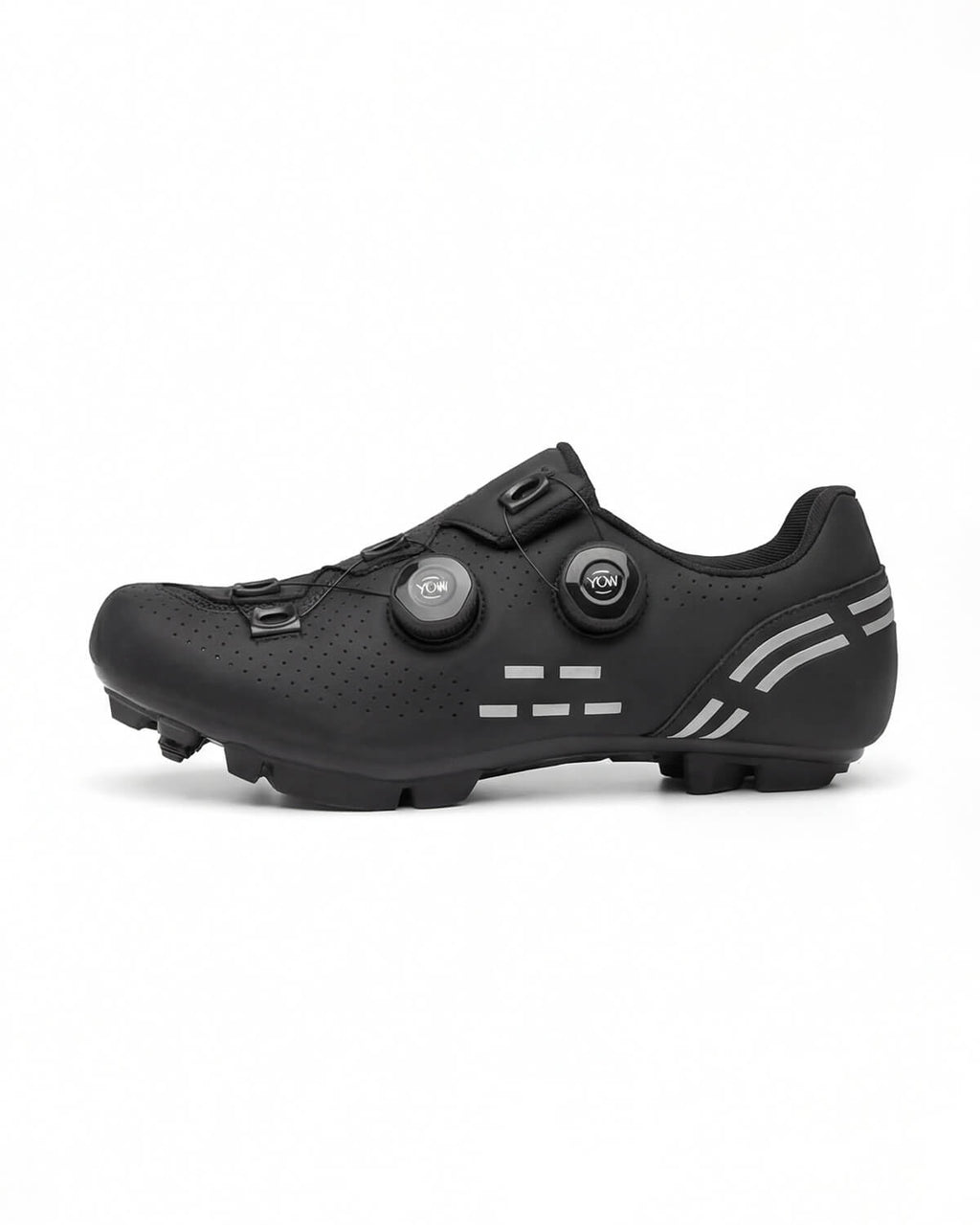 Cycling Shoes with Dual Dial Fit and Cleat Sole