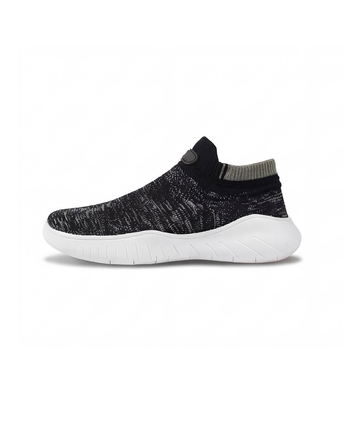 Sock-Style Slip-On Walking Shoes with Cushioned Sole